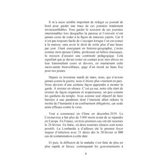 Mémoire d'un confinement