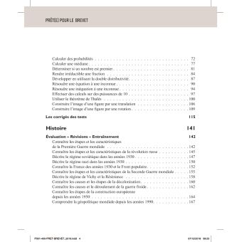 Prêt(e) pour le brevet toutes les matières