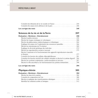 Prêt(e) pour le brevet toutes les matières