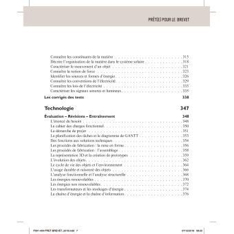 Prêt(e) pour le brevet toutes les matières