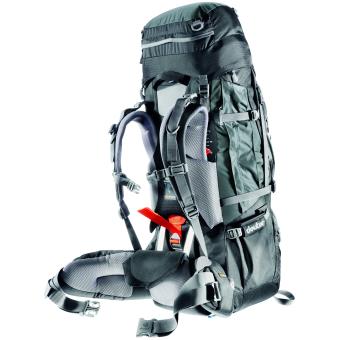 Sac à dos Deuter Aircontact Pro 60+15 L Granite-black Noir et gris