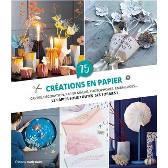 75 créations en papier
