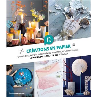 75 créations en papier