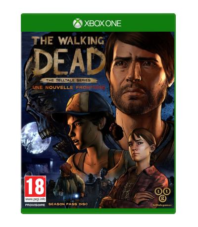 Pochette avant du jeu The Walking Dead : Une nouvelle frontière Xbox One