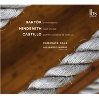 Bartók-Hindemith-Castillo: Œuvres pour orchestre à cordes