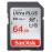 Carte Mémoire Sandisk ultra PLUS SDXC 64Go 80Mo/seconde UHS-I_0