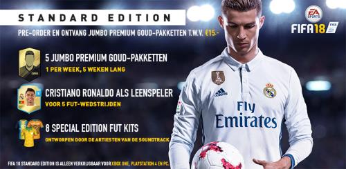 FIFA 18 con custodia Steelbook disponibile per il preordine su Amazon