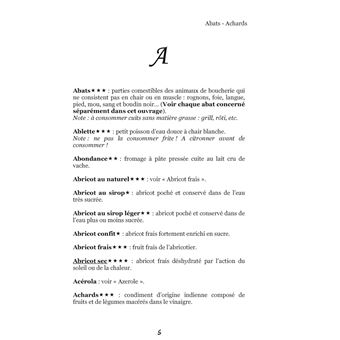 Dictionnaire alimentaire de l'hypothyroïdie