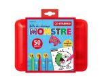 Boîte de coloriage Monstre Stabilo 50 pièces