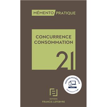 Mémento Concurrence Consommation 2021