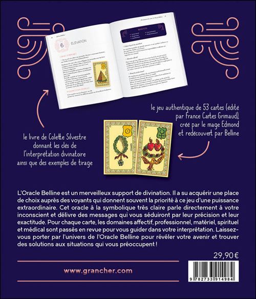 Le coffret de l'Oracle Belline - Livre + Jeu - Coffret Oracle de Marie  Delclos - les Prix d'Occasion ou Neuf