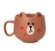 Mug 3D Line Friends Brown