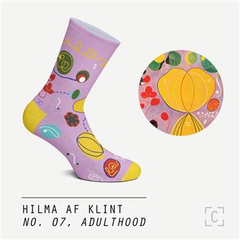 Chaussettes Curator Socks Hilma Af Klint No. 7 Adulthood