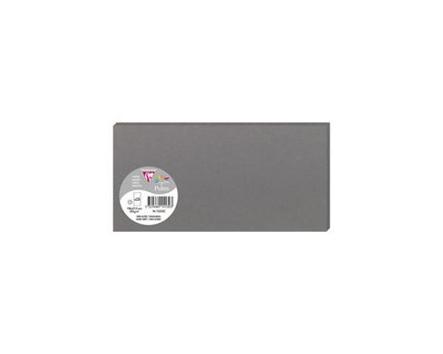 Pack de 25 cartes Pollen 106 x 213 mm Gris acier