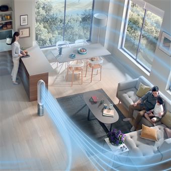 Purificateur Dyson TP07 Pure Cool 40 W Blanc et Gris