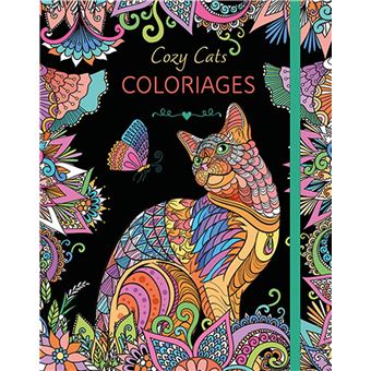 Cozy cats - coloriage pour adultes