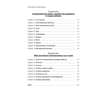 Environnement et santé publique