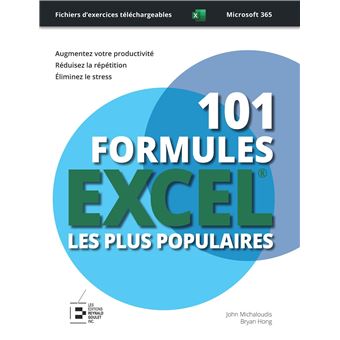 101 formules Excel les plus populaires : édition premium en couleur