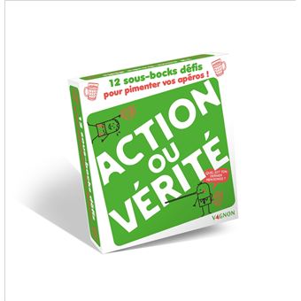 Coffret sous-bocks Action ou vérité ?