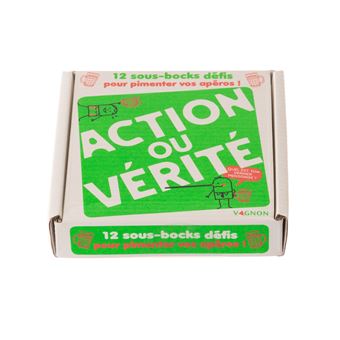 Coffret sous-bocks Action ou vérité ?