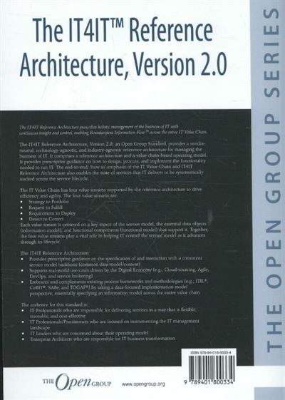 The Open Group Series - The IT4IT™ Reference Architecture - Version 2.0 ...