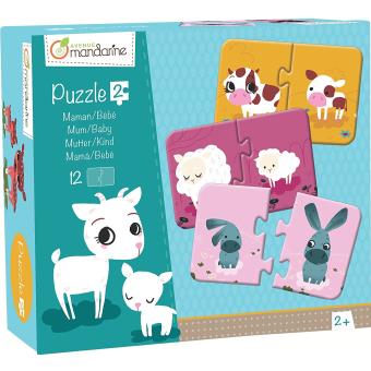 Puzzle 2 Pieces Maman Bebe Avenue Mandarine Puzzle Enfant Achat Prix Fnac