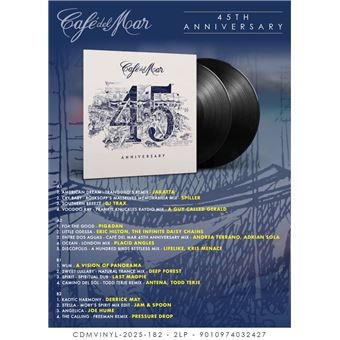 Cafe Del Mar : 45th Anniversary - Collectif - Vinyle album - Achat