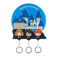 Support mural pour clés avec porte-clés Harry Potter
