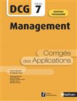 Management - DCG - Épreuve 7 - Corrigés des applications 2020