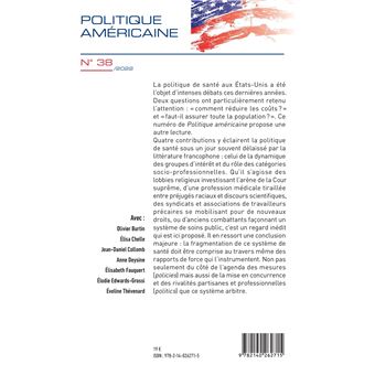 De la santé en Amérique