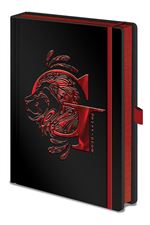 Carnet de notes A5 Harry Potter Gryffondor reflets métal premium
