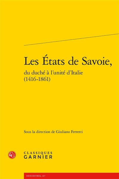 Les états de Savoie