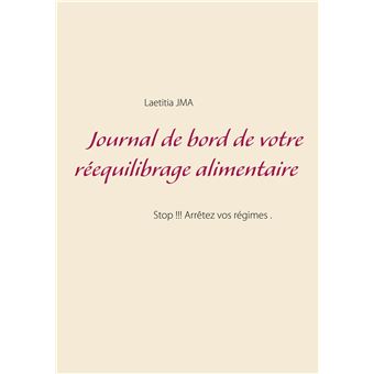 Journal de bord de votre réequilibrage alimentaire