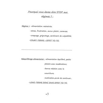 Journal de bord de votre réequilibrage alimentaire