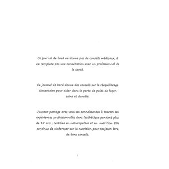 Journal de bord de votre réequilibrage alimentaire