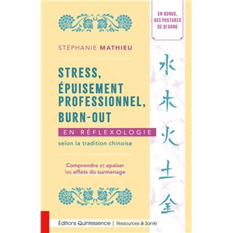 Stress, épuisement professionnel, burn-out en réflexologie selon la tradition chinoise - Comprendre et apaiser les effets du surmenage