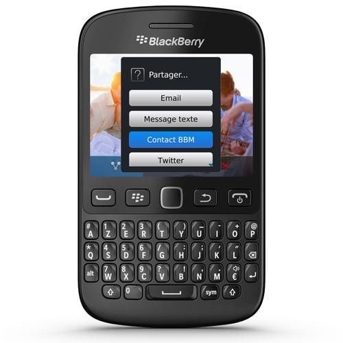 BlackBerry 9720, Noir