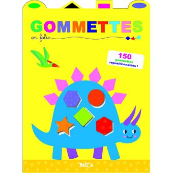 Gommettes en folie (dinosaure)