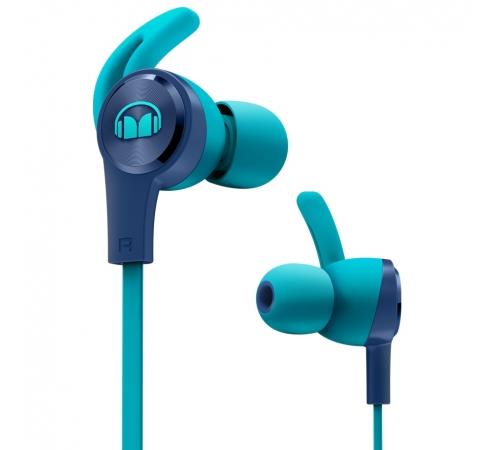 Ecouteurs Monster iSport Achieve Bleu