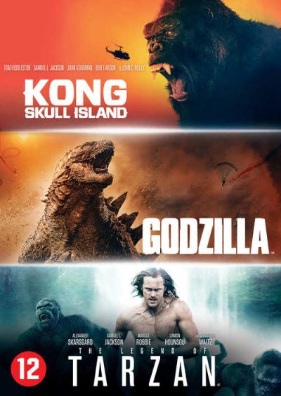 GODZILLA / KONG/ TARZAN-BIL