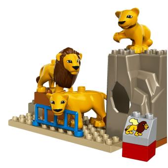 10882 - LEGO® DUPLO Les rails du train LEGO : King Jouet, 1er Age