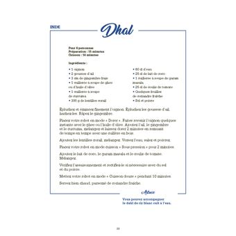 Cuisine du monde au robot cuiseur