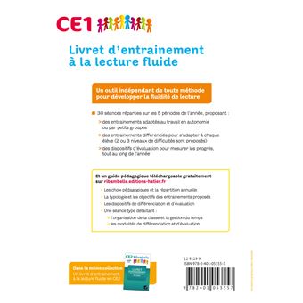 Lecture CE1 Ed. 2019 - Livret d'entrainement à la lecture fluide