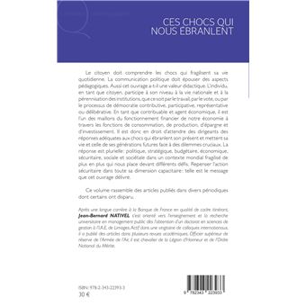 Ces chocs qui nous ébranlent