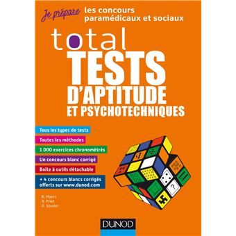 Total Tests Daptitude Et Psychotechniques 2018 Concours Ifsi Ifap Orthophoniste Ergothérapeu - 