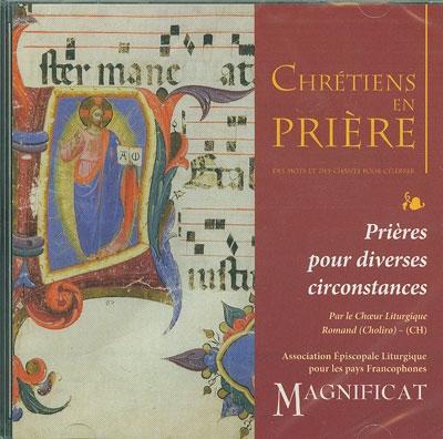 Cd chretiens en priere-prieres pour diverses occasions