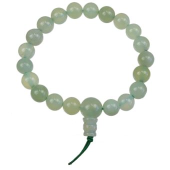 Bracelet mala tibétain - Serpentine
