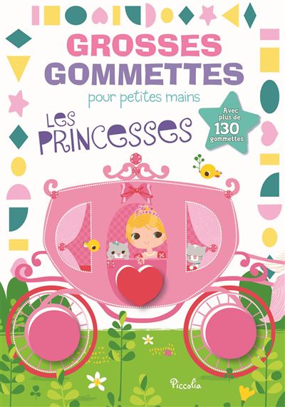 Grosses gommettes pour petites mains Les princesses