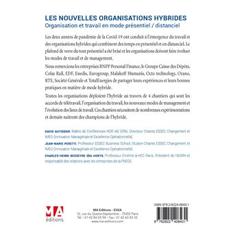 Les nouvelles organisations hybrides