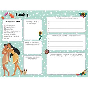 Disney Princesses - Mon carnet Réalise tes rêves